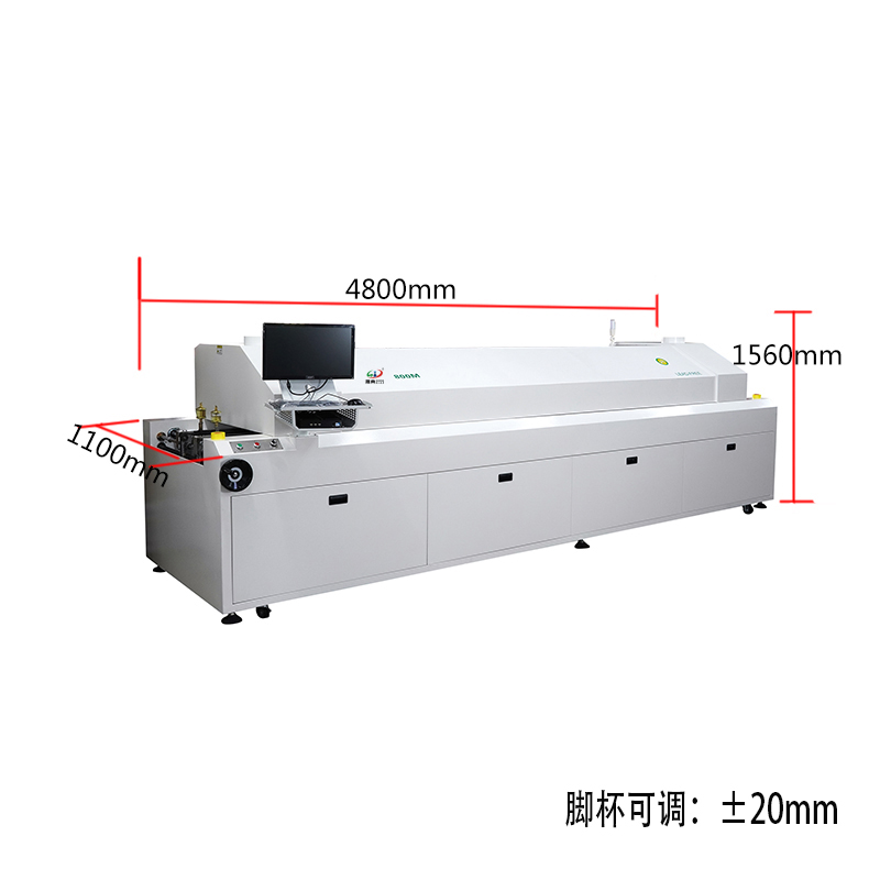 smt設備晟典八溫區(qū)回流焊